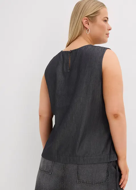 Spijker blousetop van biologisch katoen, bonprix