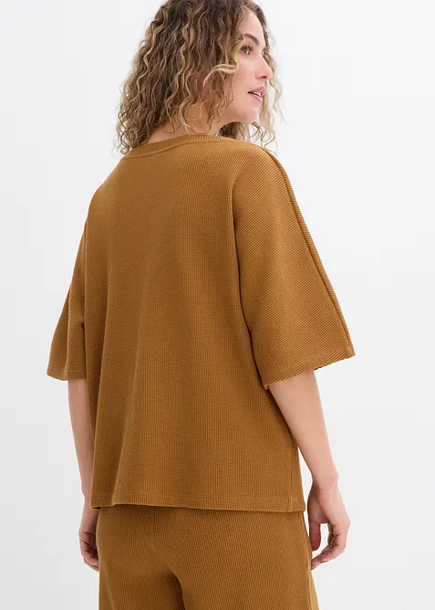 Gestructureerd shirt van katoen, bonprix