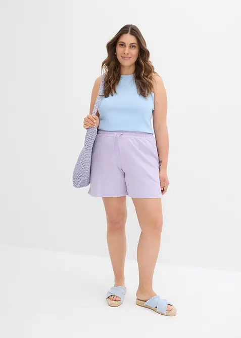 Sweat short van puur katoen, bonprix