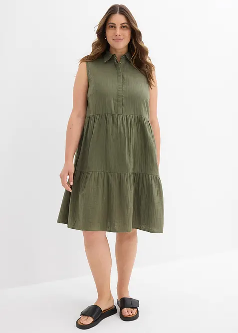 Tuniekjurk van luchtige mousseline, bonprix