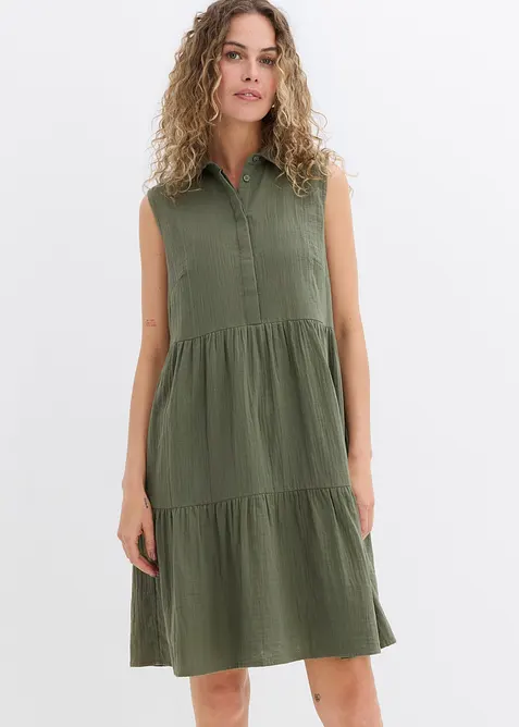 Tuniekjurk van luchtige mousseline, bonprix