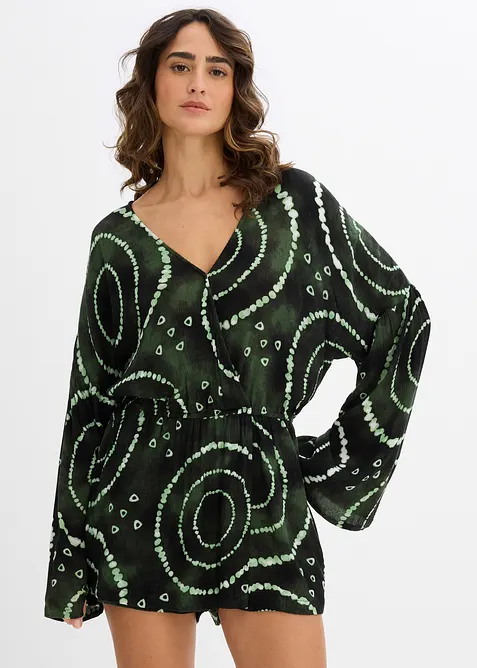 Korte jumpsuit van soepele viscose, bonprix