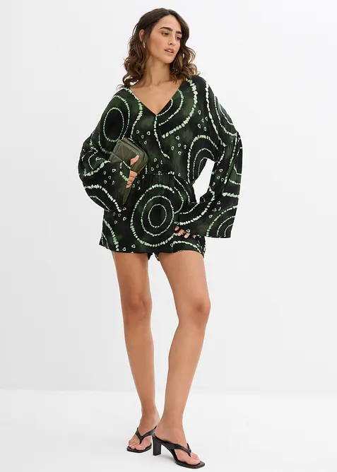 Korte jumpsuit van soepele viscose, bonprix