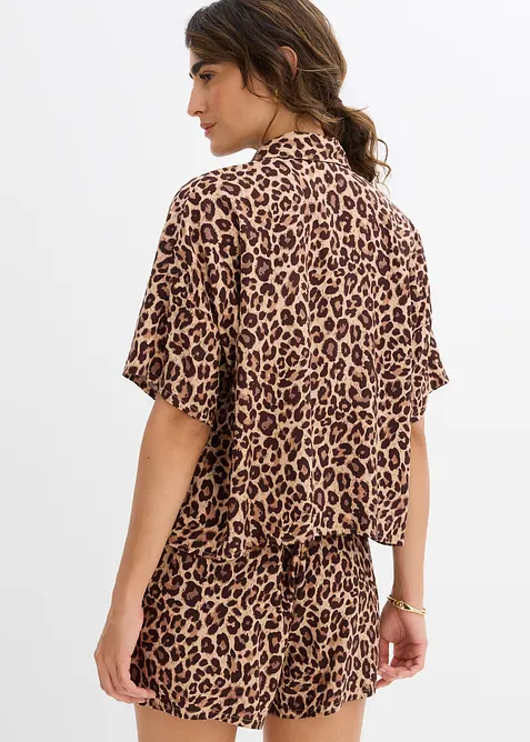 Overhemdblouse van soepele viscose, bonprix