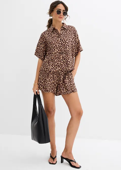 Overhemdblouse van soepele viscose, bonprix