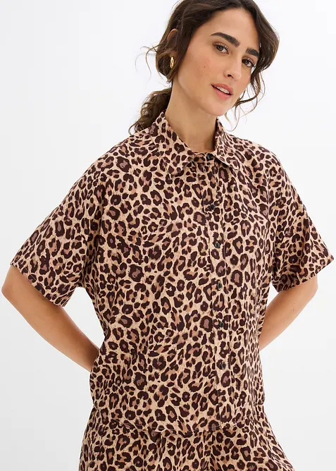 Overhemdblouse van soepele viscose, bonprix