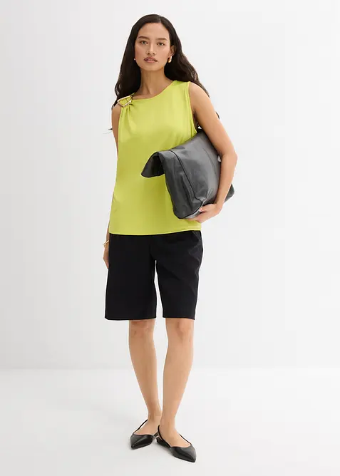 Top van gestructureerde crêpe, bonprix