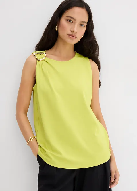 Top van gestructureerde crêpe, bonprix