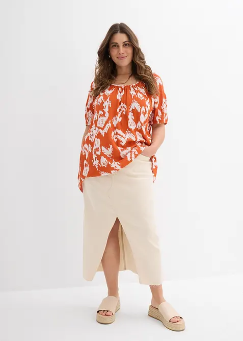 Tuniek van gestructureerde viscose, bonprix