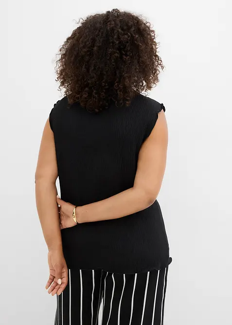 Top van gestructureerde crinkle, bonprix