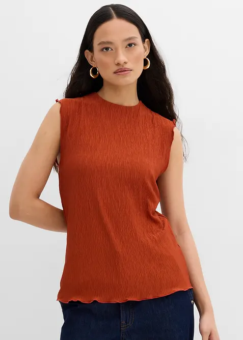 Top van gestructureerde crinkle, bonprix