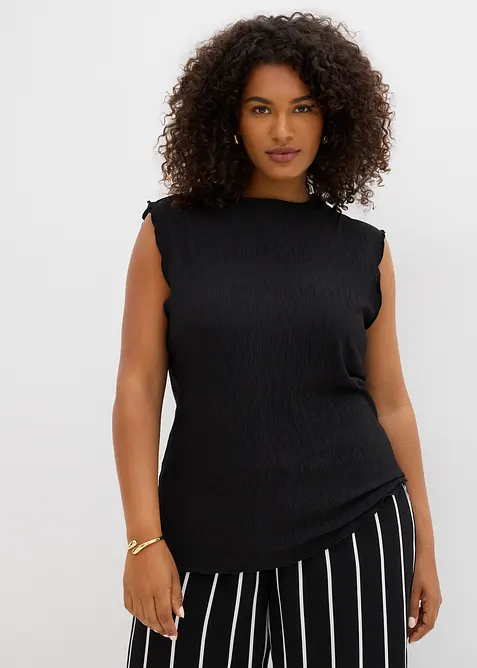 Top van gestructureerde crinkle, bonprix