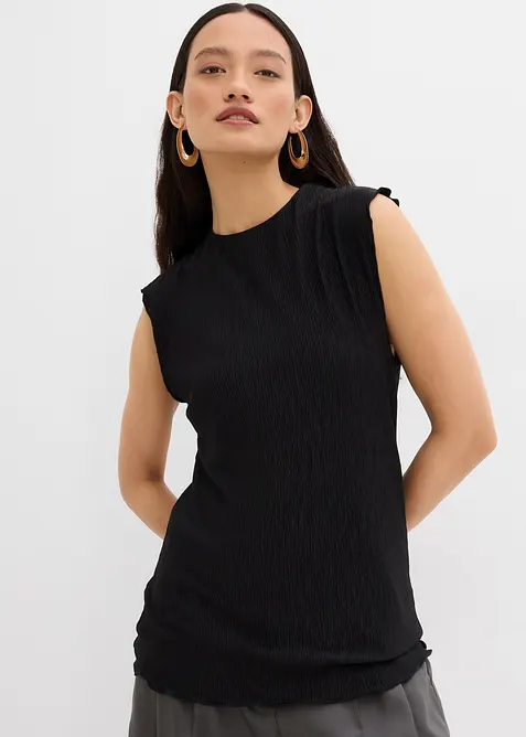 Top van gestructureerde crinkle, bonprix