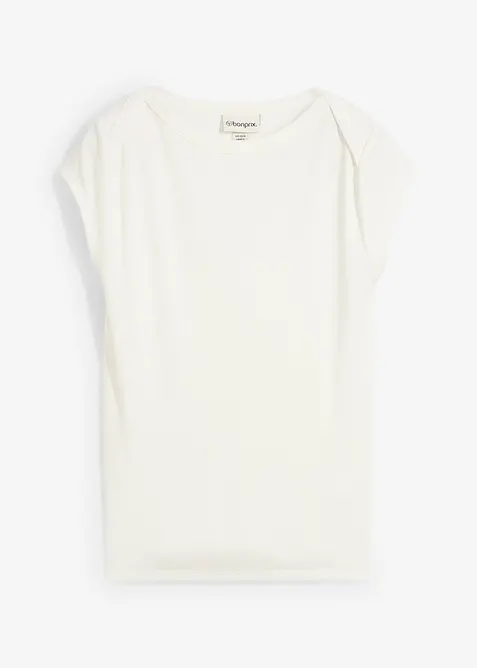 Geribde top van een zachte modalmix, bonprix