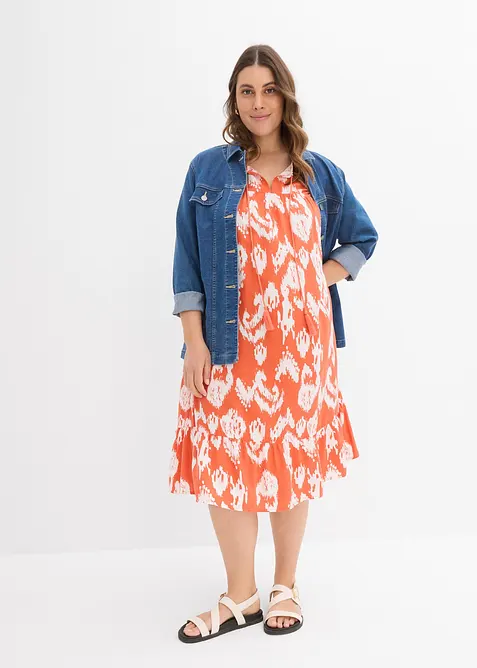 Tuniekjurk van pure viscose, bonprix