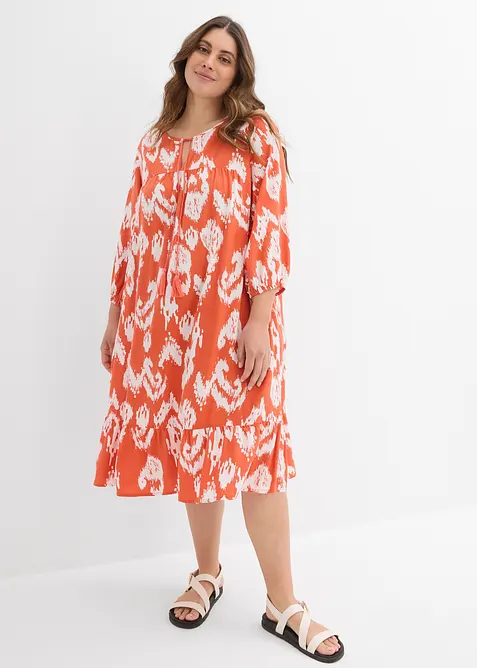 Tuniekjurk van pure viscose, bonprix