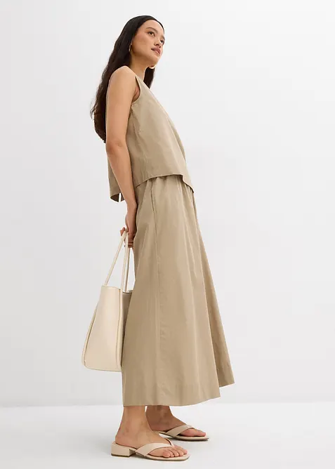 Wijde culotte van puur katoen, bonprix