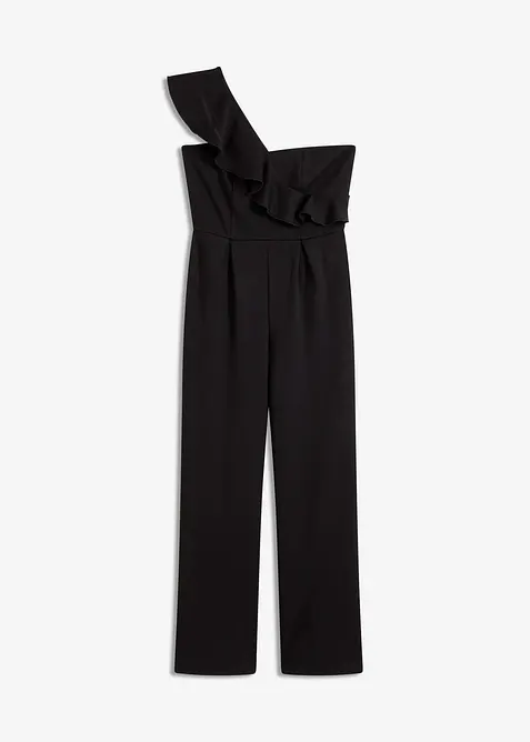 One shoulder jumpsuit met lichte viscose, bonprix