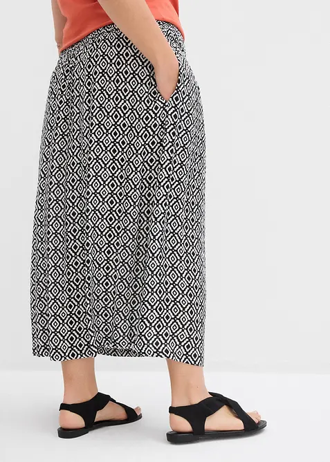 Maxirok van viscose crinkle, bonprix