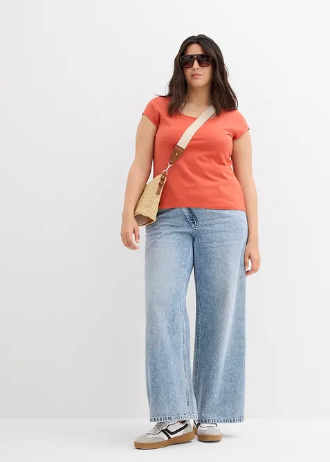 T-shirt met biologisch katoen, bonprix