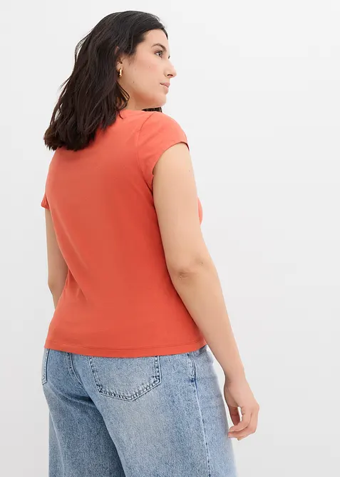 T-shirt met biologisch katoen, bonprix