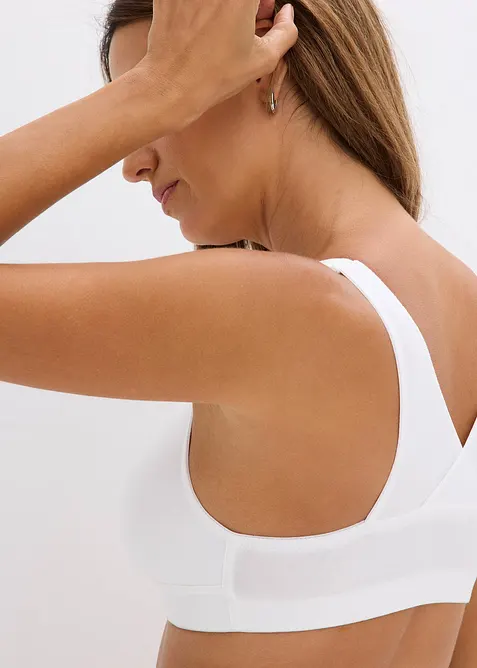Bh zonder beugels  met voorsluiting (set van 2), bonprix