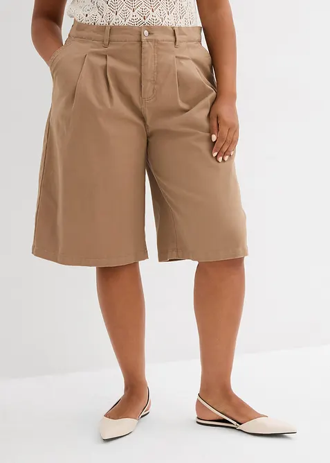 Lange bermuda in een elastische katoenmix, bonprix