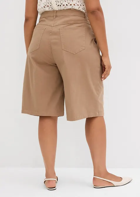 Lange bermuda in een elastische katoenmix, bonprix