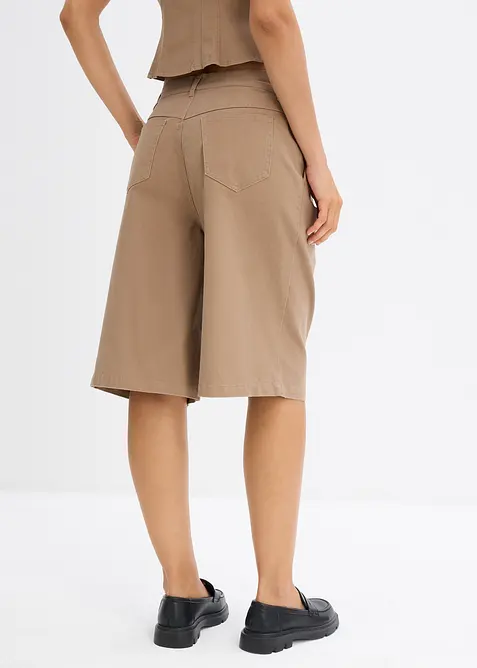 Lange bermuda in een elastische katoenmix, bonprix