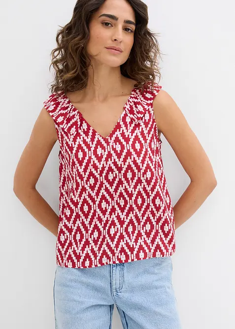 Blousetop van soepele viscose, bonprix