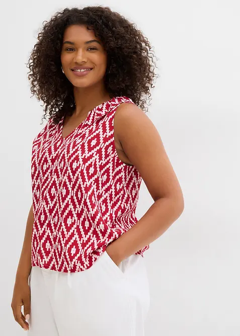 Blousetop van soepele viscose, bonprix