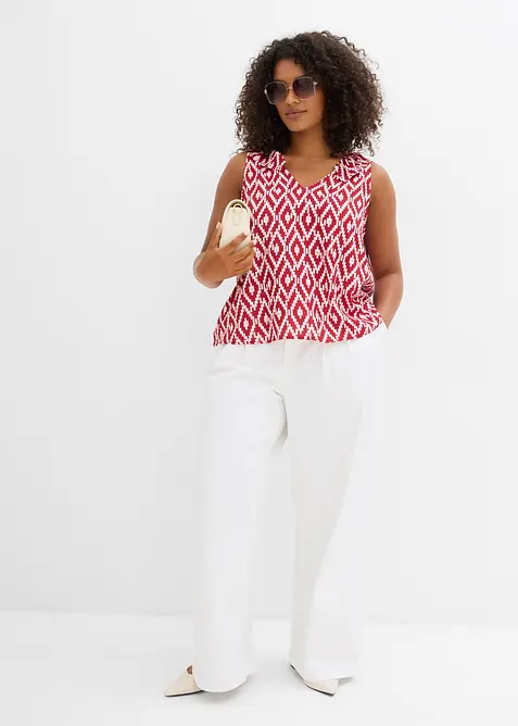 Blousetop van soepele viscose, bonprix