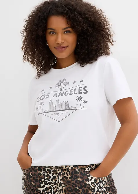 Kort T-shirt van jersey, bonprix