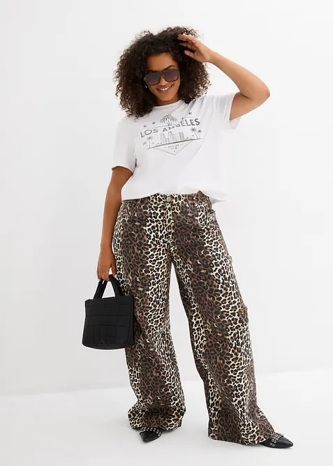 Kort T-shirt van jersey, bonprix