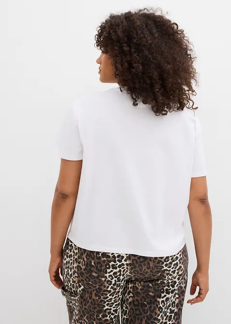 Kort T-shirt van jersey, bonprix