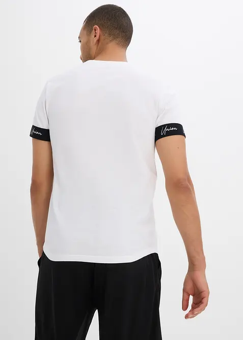 T-shirt van puur biologisch katoen, slim fit, bonprix