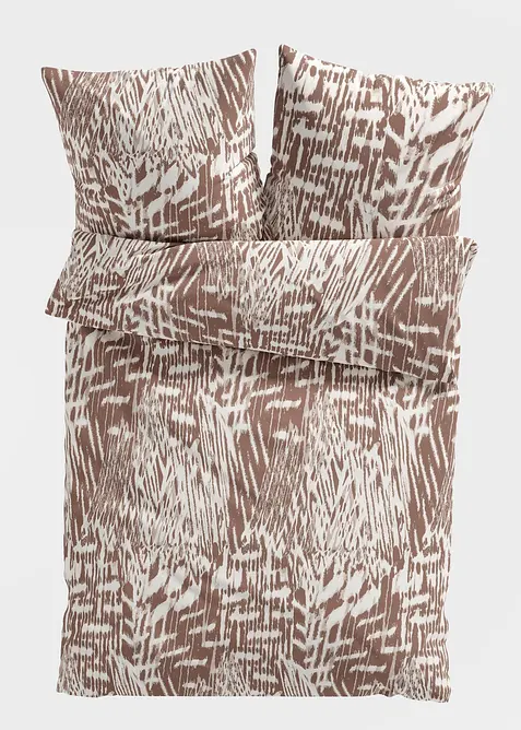 Dekbedovertrek met gestructureerde print, bonprix
