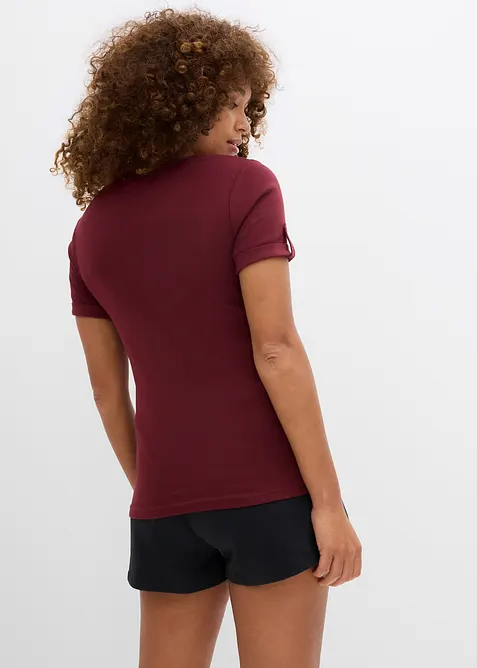 Henley shirt van puur biologisch katoen, bonprix