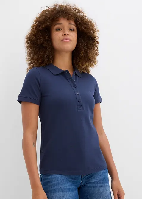 Piqué poloshirt van biologisch katoen, bonprix