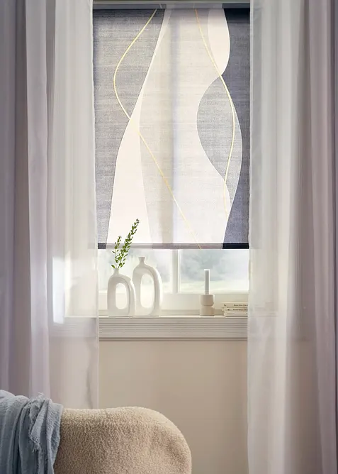 Rolgordijn met structuur, bonprix