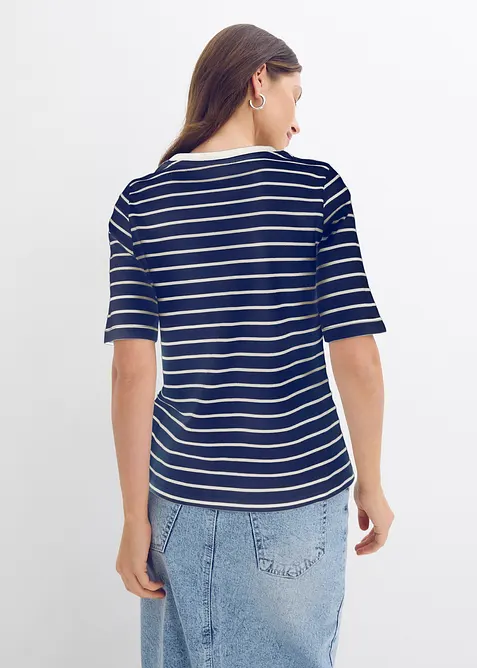 T-shirt van zwaar biologisch katoen, bonprix