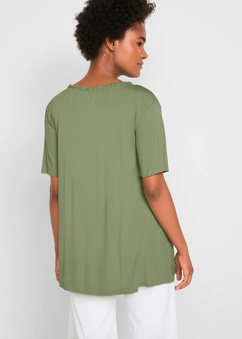 Longshirt in een viscosemix, bonprix