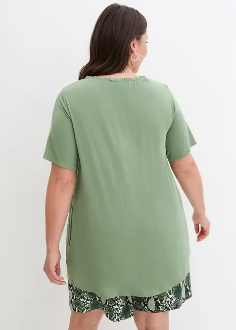 Longshirt in een viscosemix, bonprix