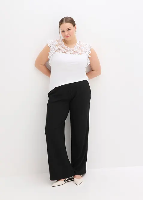 Shirt met kant, bonprix