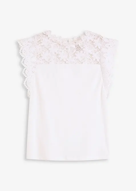 Shirt met kant, bonprix