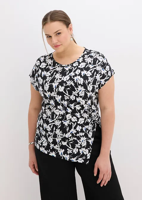 Shirt met knoopdetail, bonprix