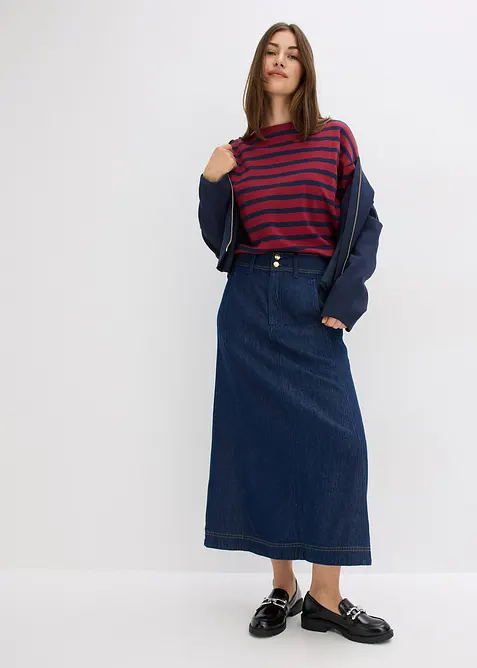 Gestreept shirt van puur biologisch katoen, bonprix