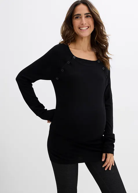 Fijn gebreide zwangerschapstrui / voedingstrui, bonprix