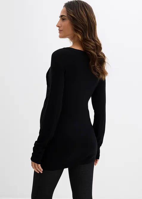 Fijn gebreide zwangerschapstrui / voedingstrui, bonprix