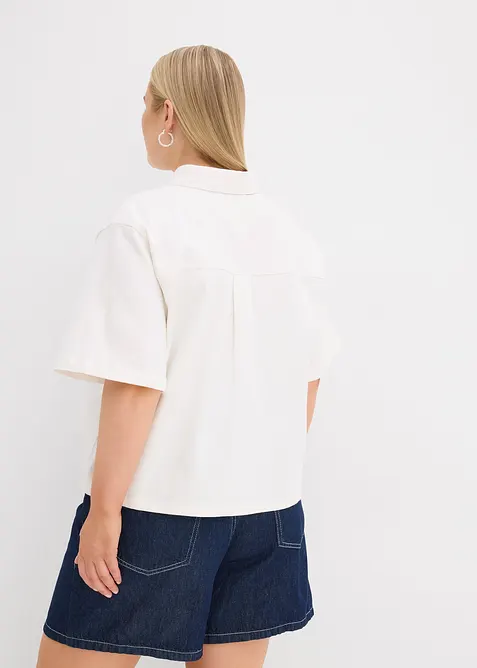 Oversized spijkerblouse, bonprix